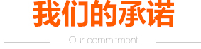 我们的承诺